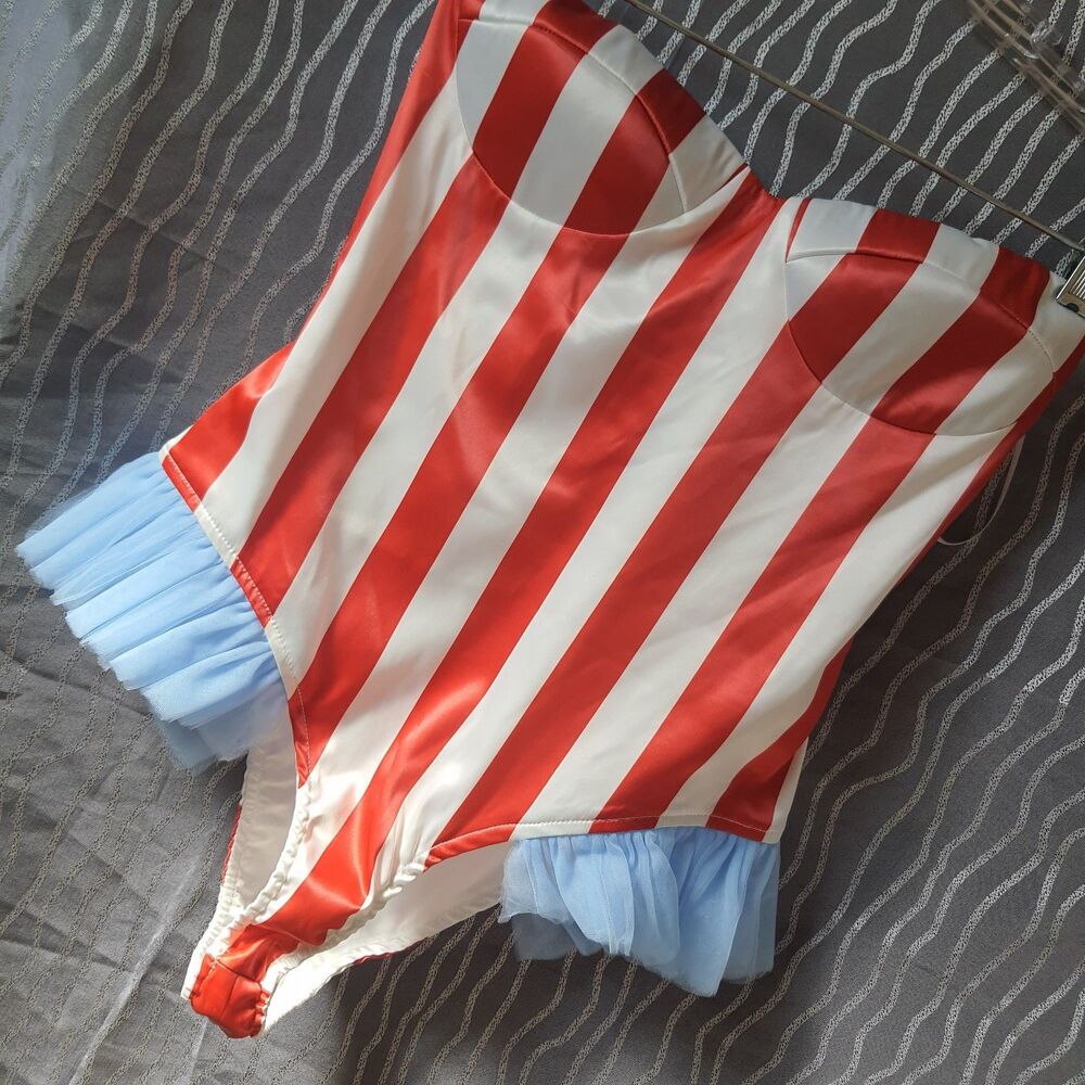 Ringmaster Bodysuit Costume Women's Small Circus Inspired Romper Dolls Kill New